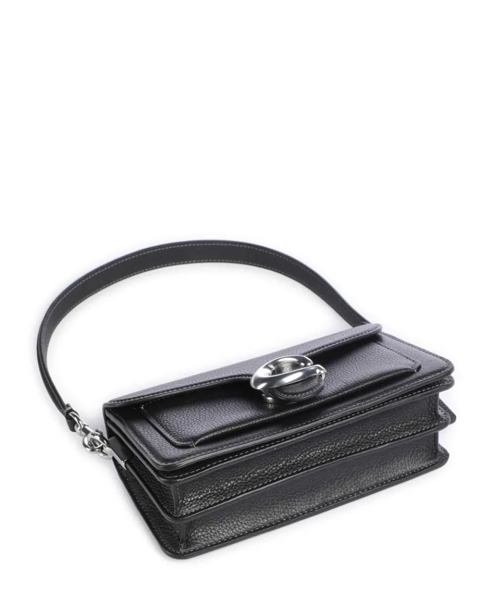 Tabby 20 Shoulder bag grained cow leather black