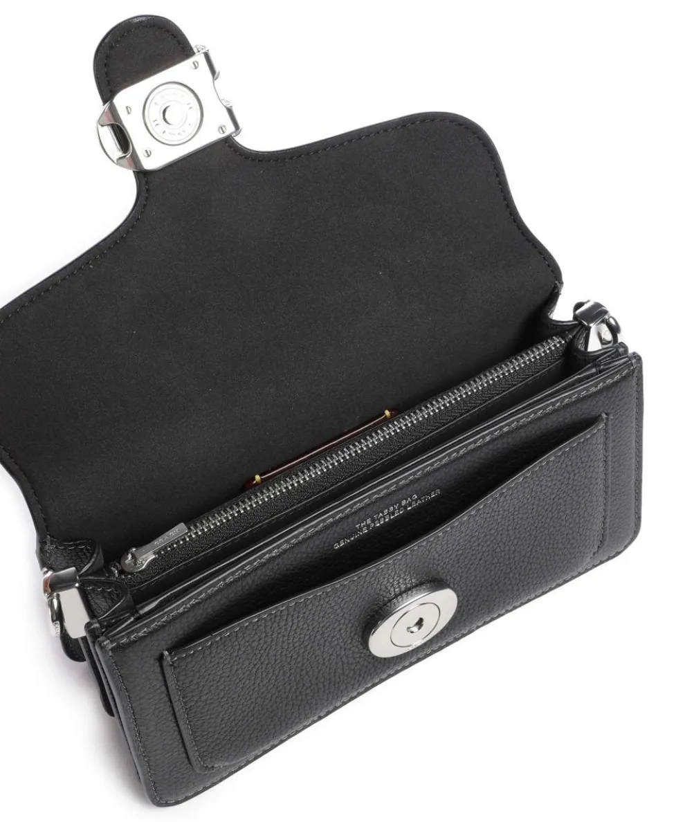 Tabby 20 Shoulder bag grained cow leather black