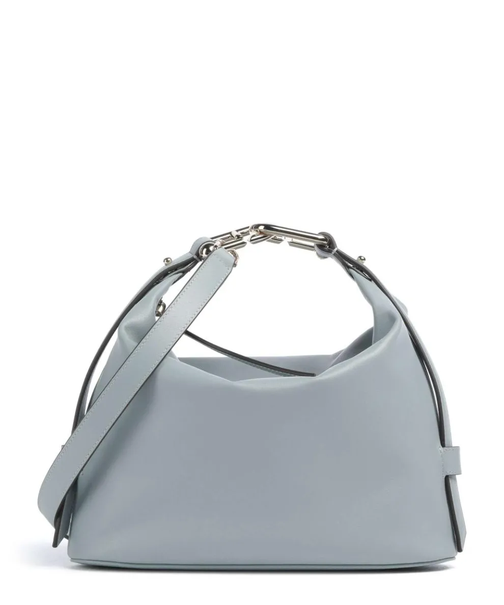 Nuvola M Handbag fine grain leather light blue
