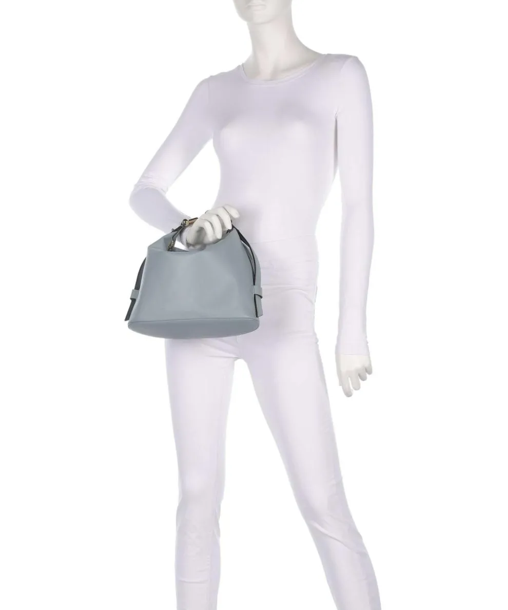 Nuvola M Handbag fine grain leather light blue