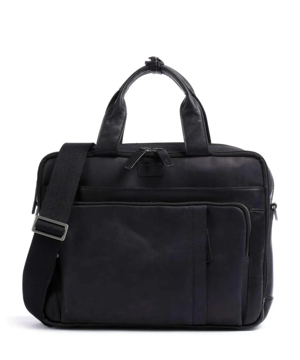 Brick Lane Briefcase 15″ leather black