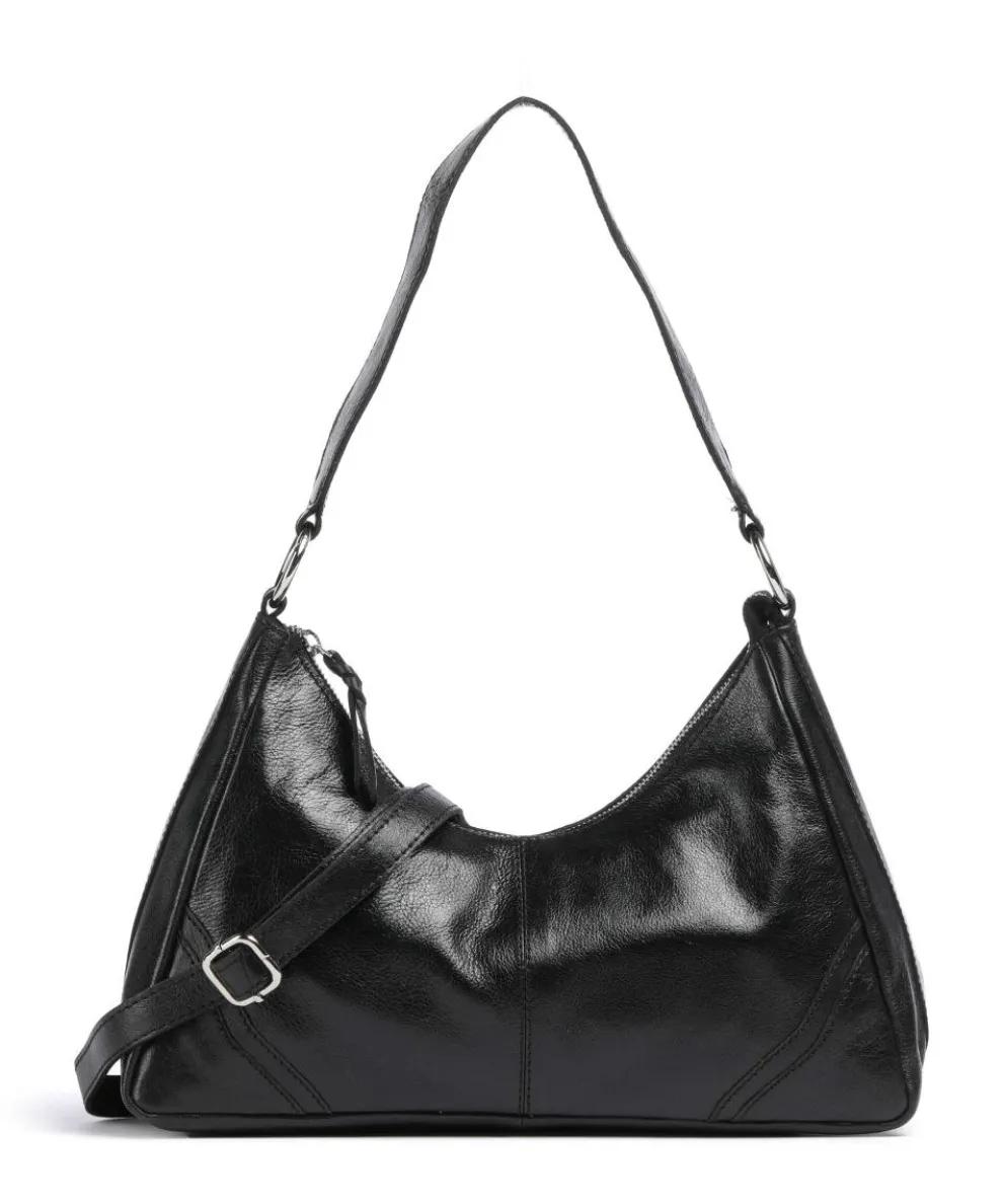 Salvatorgasse 3 Shoulder bag grained cow leather black