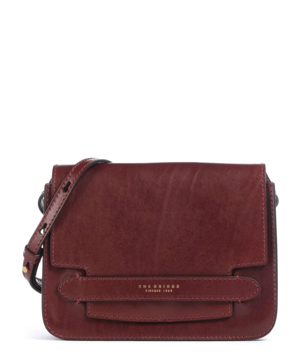 Lucrezia Crossbody bag smooth cow leather dark red
