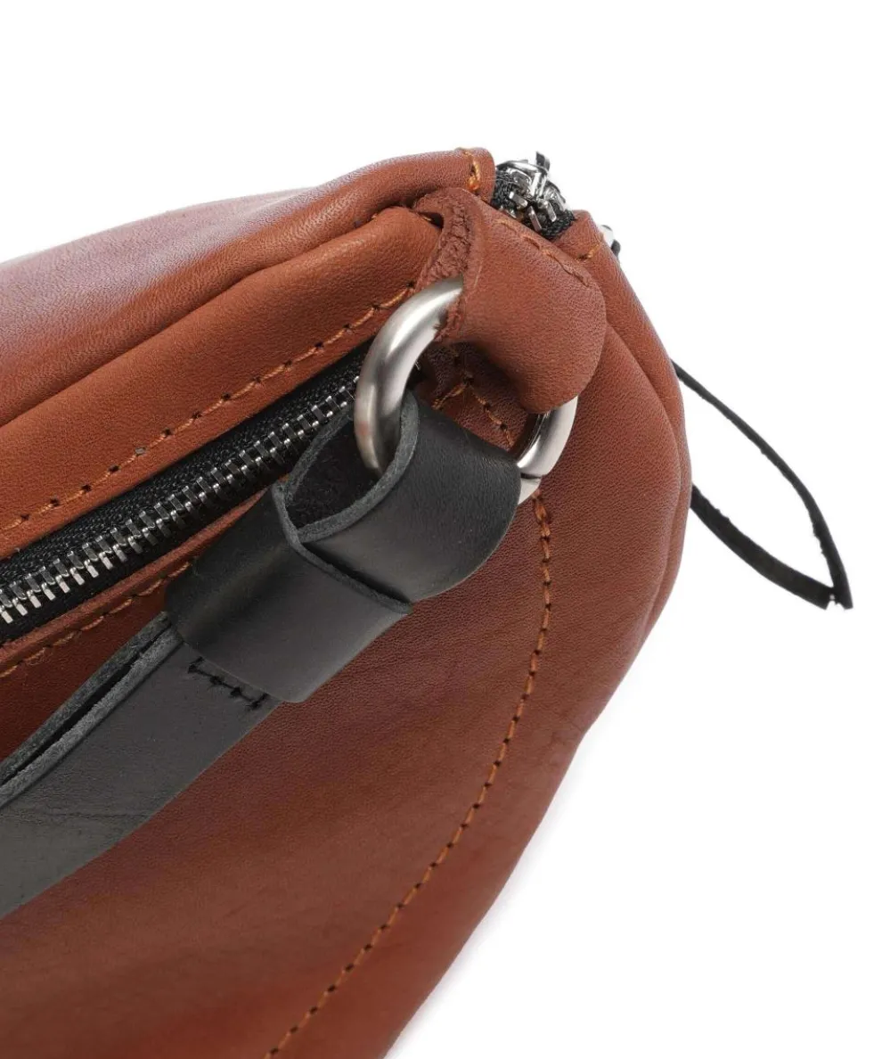 Nabuku Fanny pack fine grain cow leather cognac