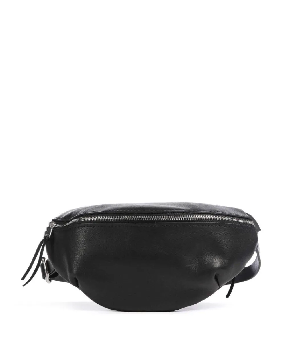 Nabuku Fanny pack fine grain cow leather black