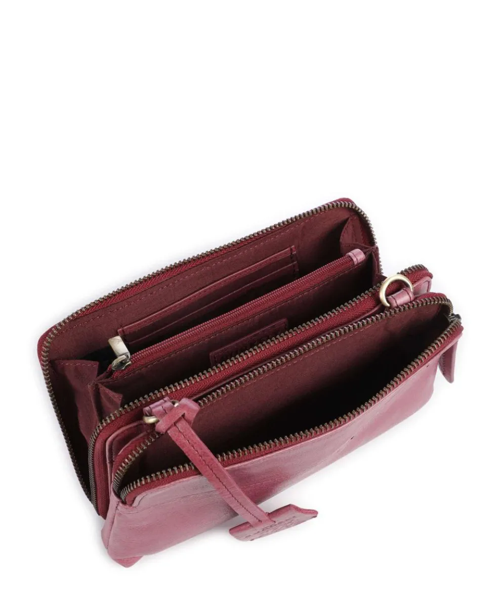 Natural Norah Wallet grained cow leather pink