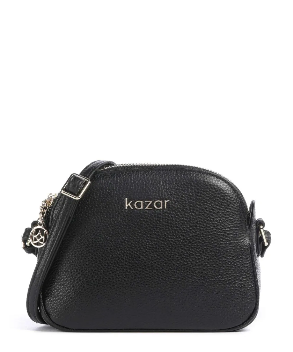 Netti Crossbody bag grained cow leather black