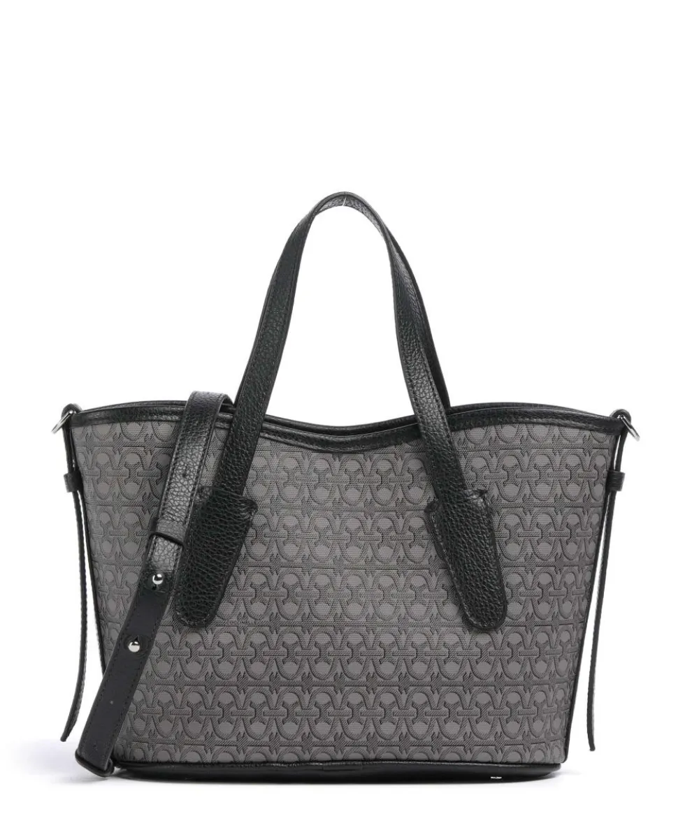 Never Without Bag Monogram Handbag cotton grey/black