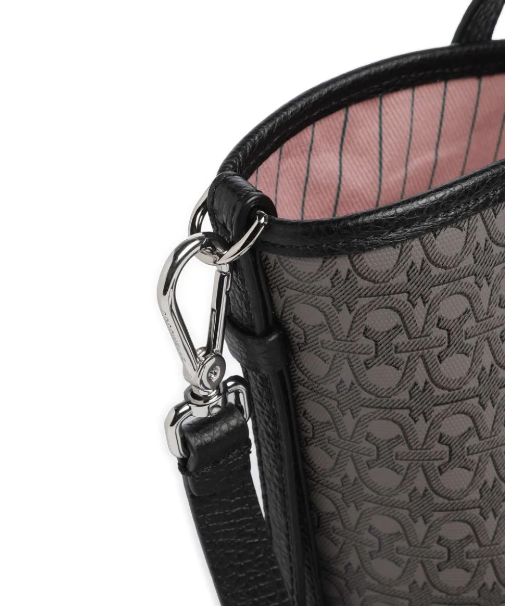 Never Without Bag Monogram Handbag cotton grey/black