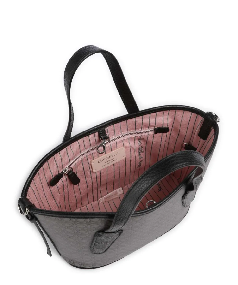 Never Without Bag Monogram Handbag cotton grey/black