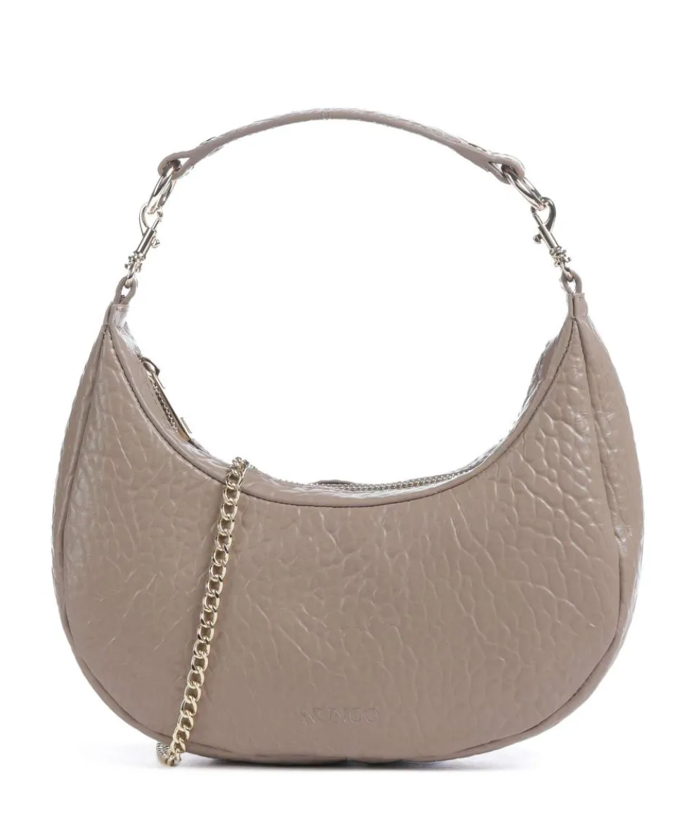 New Zealand Annabel Shoulder bag grained leather taupe