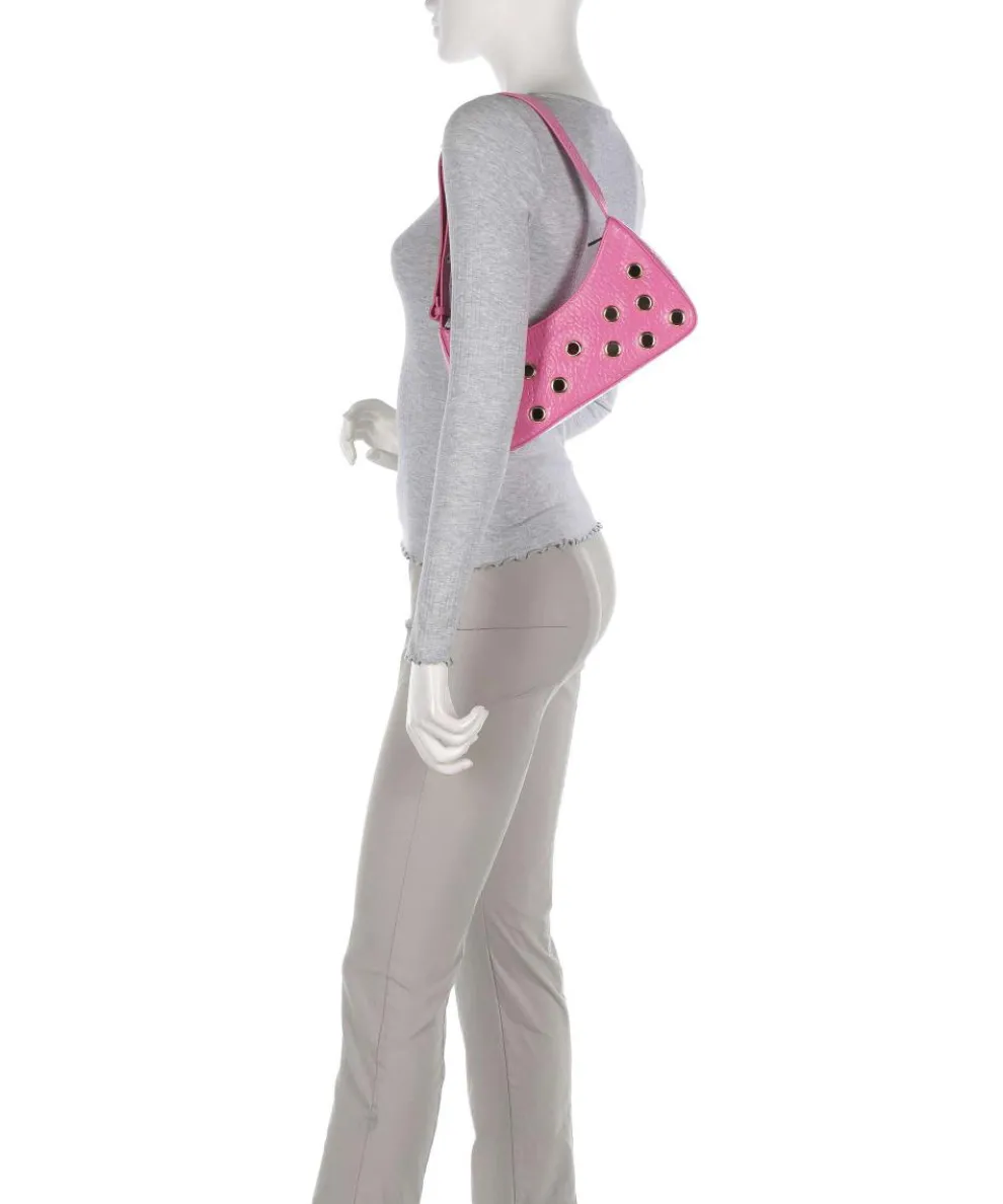 New Zealand Apollo 2 Eyelet Shoulder bag embossed leather pink