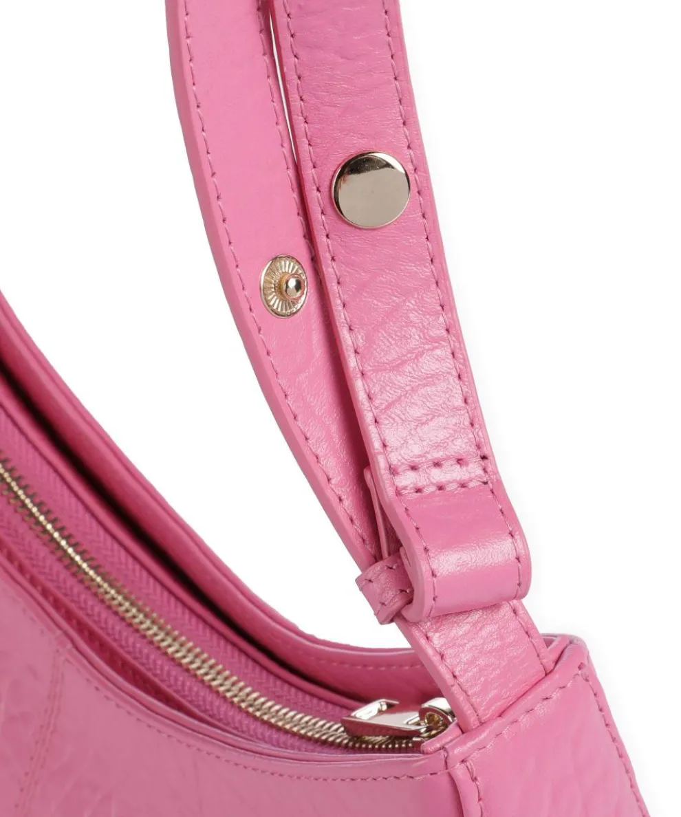 New Zealand Apollo 2 Eyelet Shoulder bag embossed leather pink