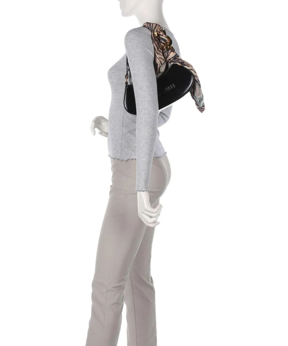 Chain Foulard Shoulder bag polyurethane, polyester black