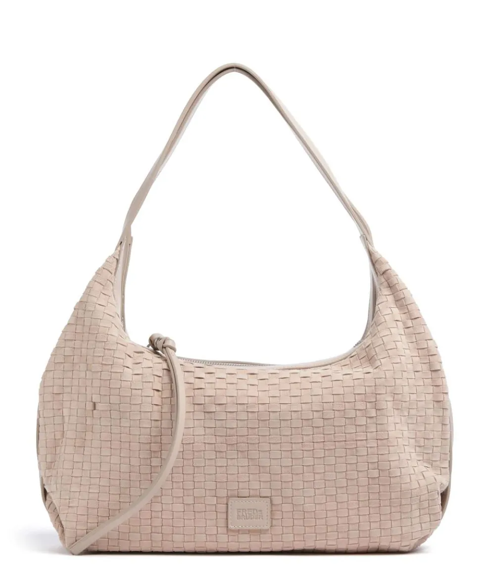 Weave Harmony Shoulder bag sheepskin leather nude