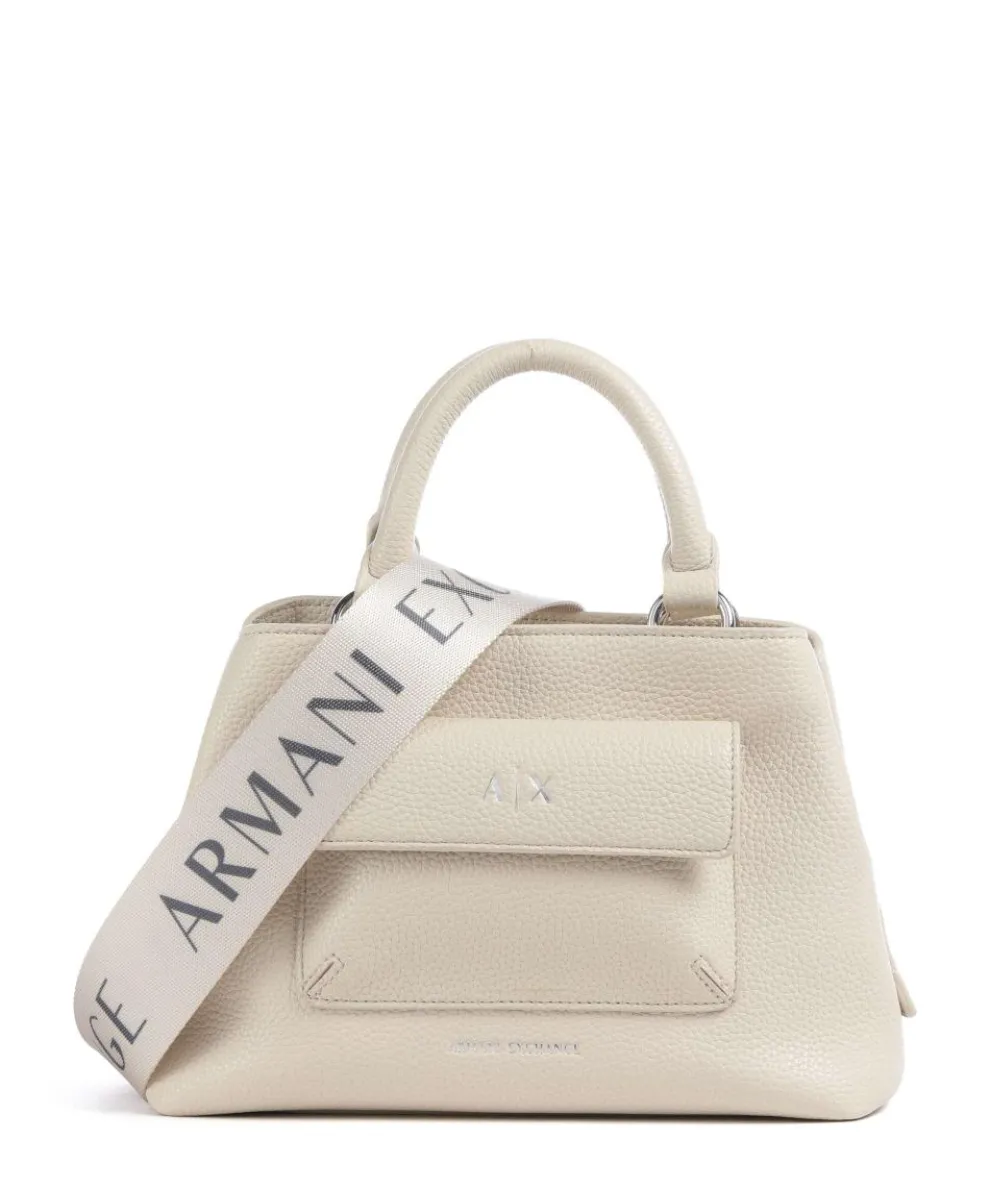 Nicole S Handbag imitation leather cream