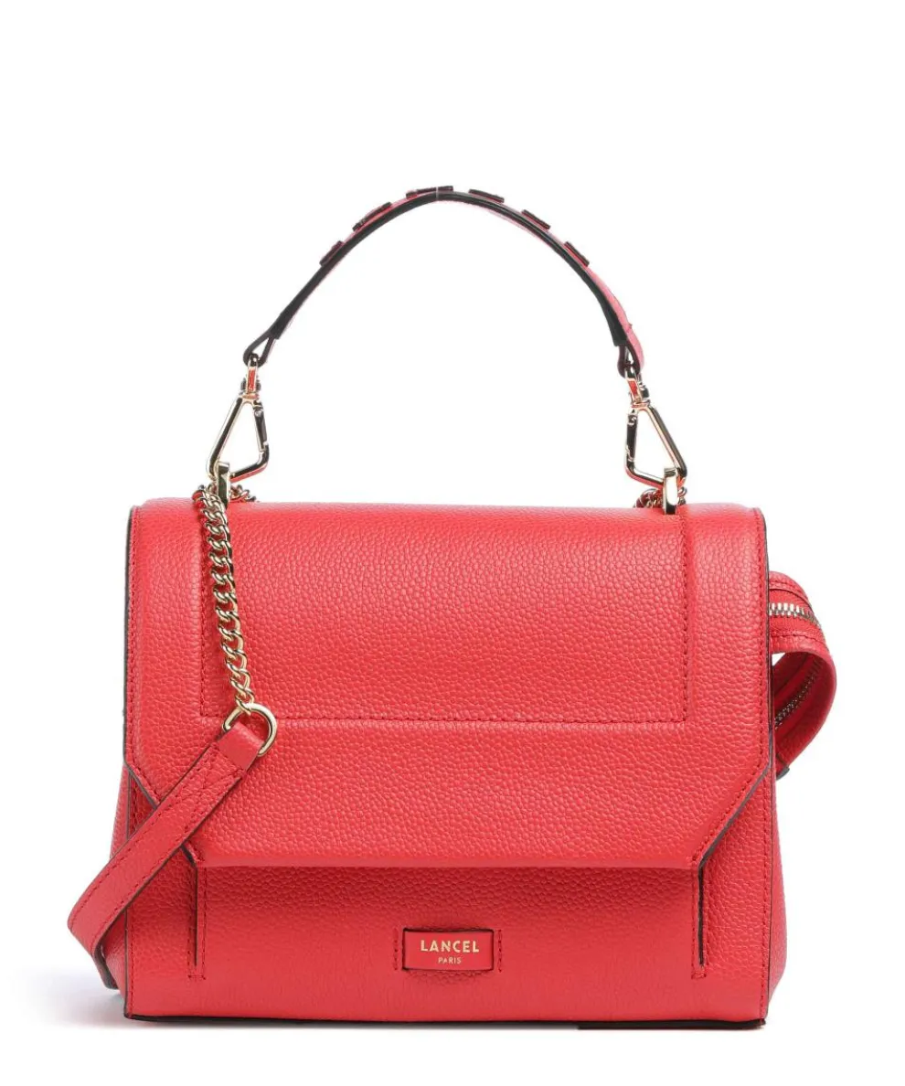 Ninon M Shoulder bag grained cow leather red