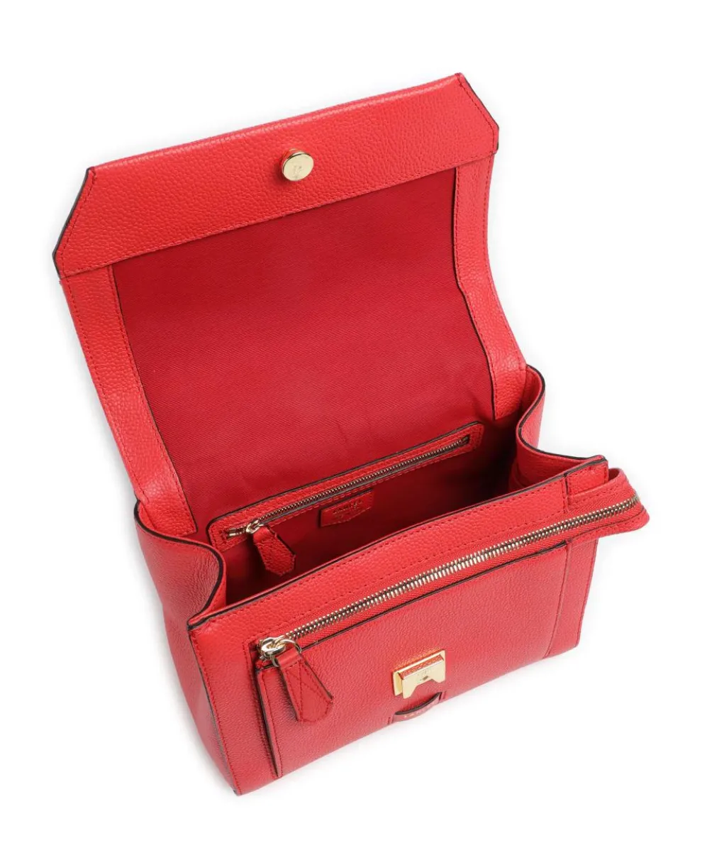 Ninon M Shoulder bag grained cow leather red