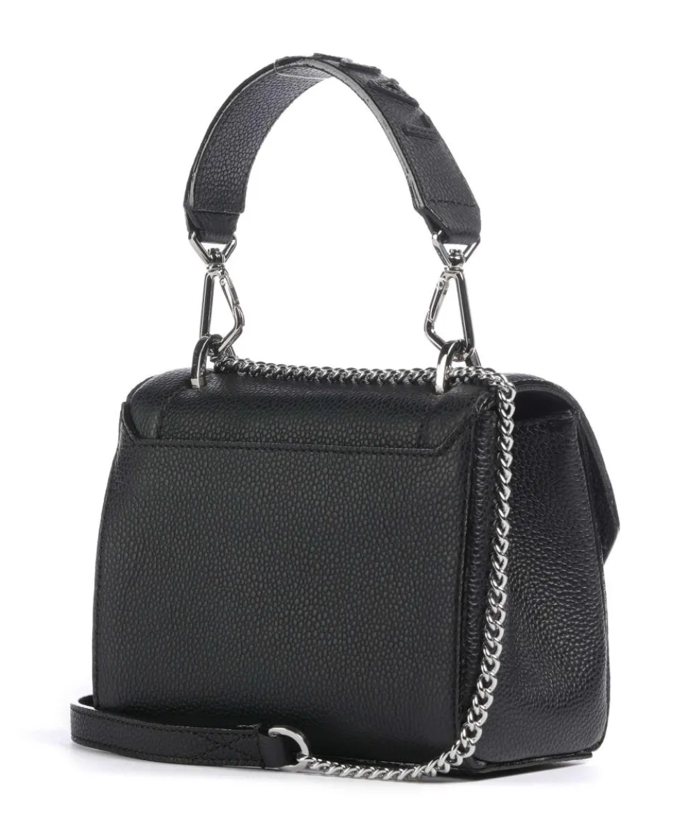 Ninon S Shoulder bag grained cow leather black