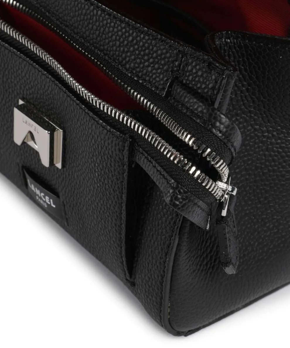 Ninon S Shoulder bag grained cow leather black