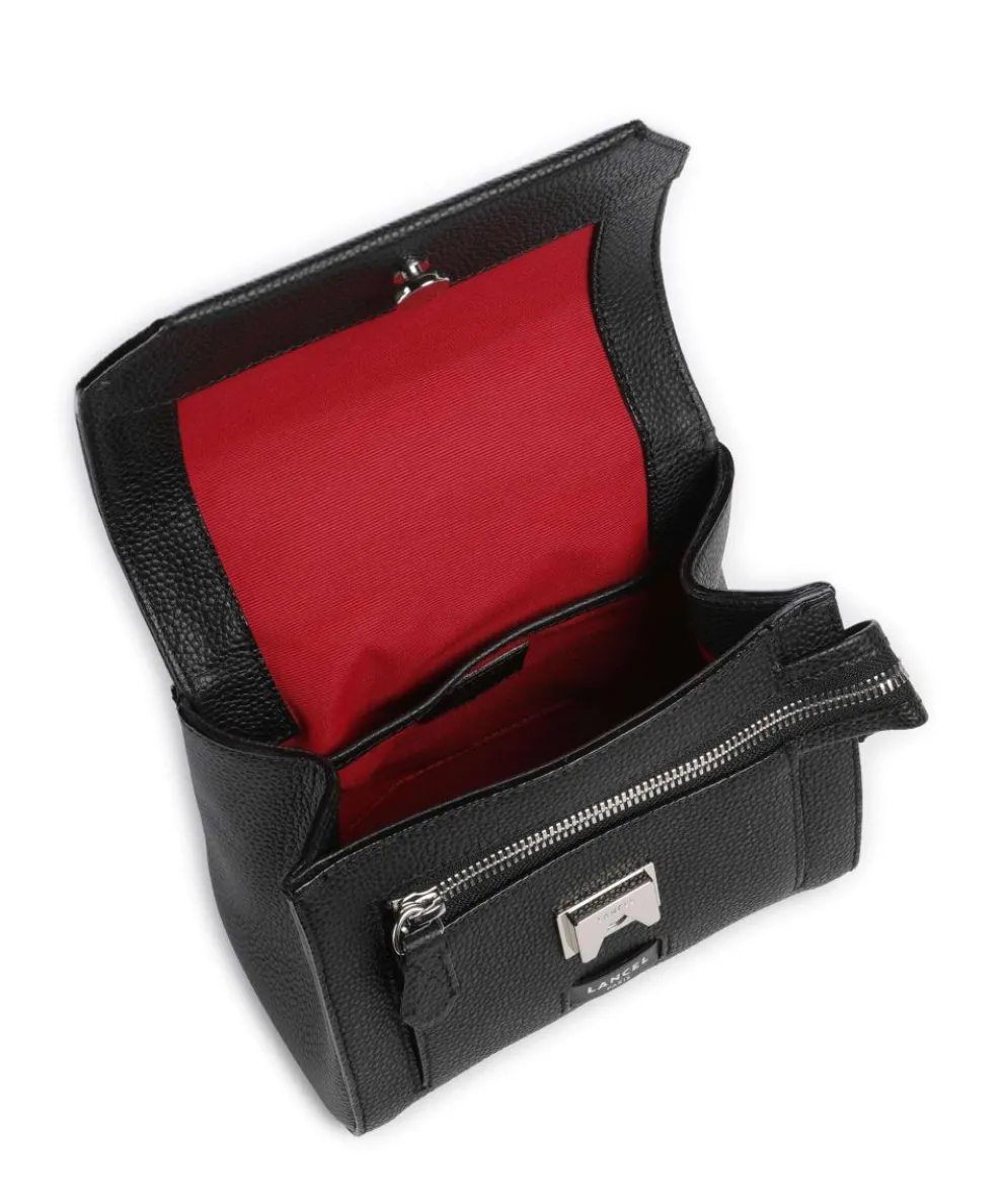 Ninon S Shoulder bag grained cow leather black