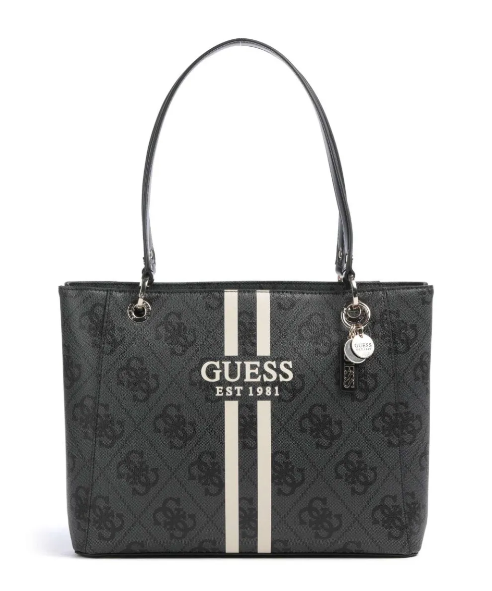 Noelle 4G Logo Tote bag imitation leather dark grey