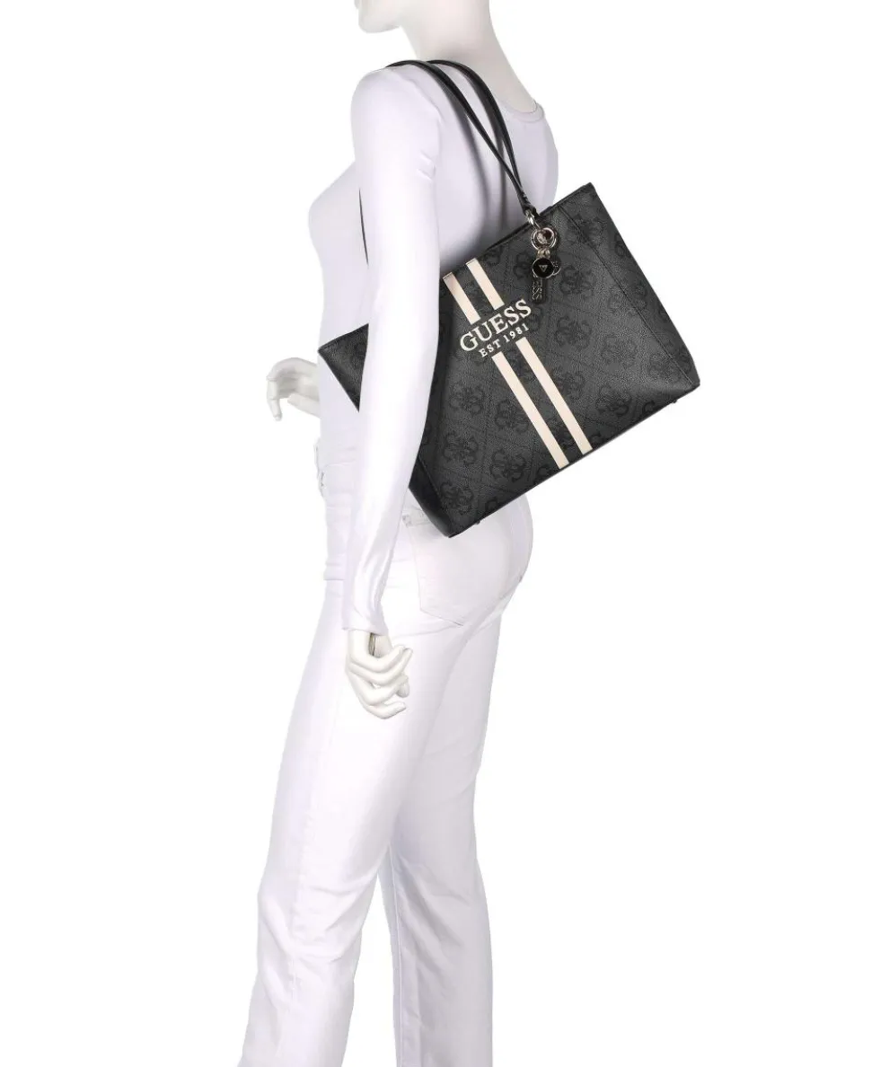 Noelle 4G Logo Tote bag imitation leather dark grey