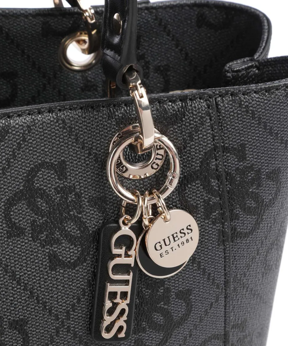 Noelle 4G Logo Tote bag imitation leather dark grey