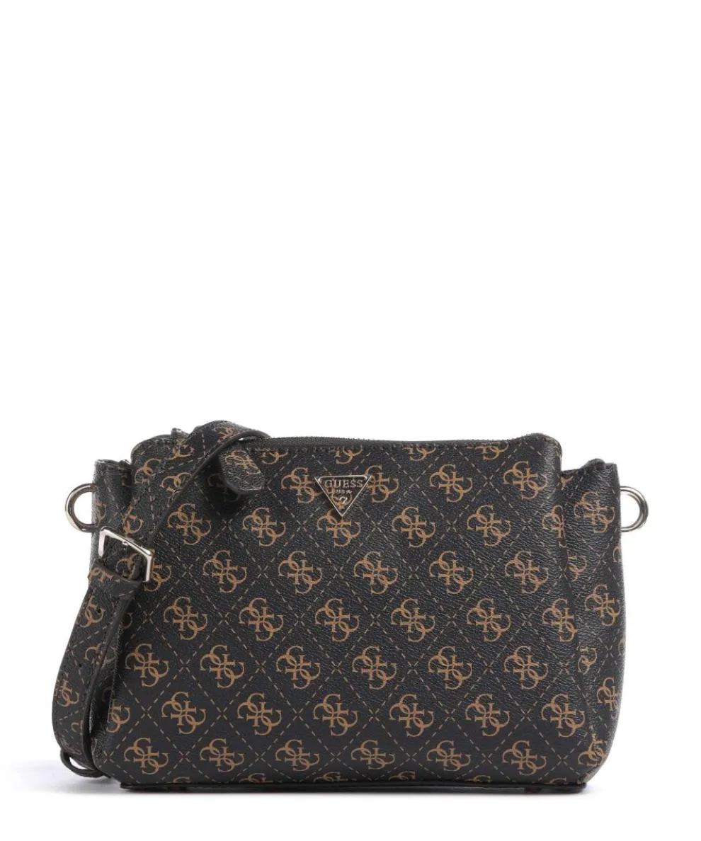 Noelle Q Logo Crossbody bag imitation leather dark brown