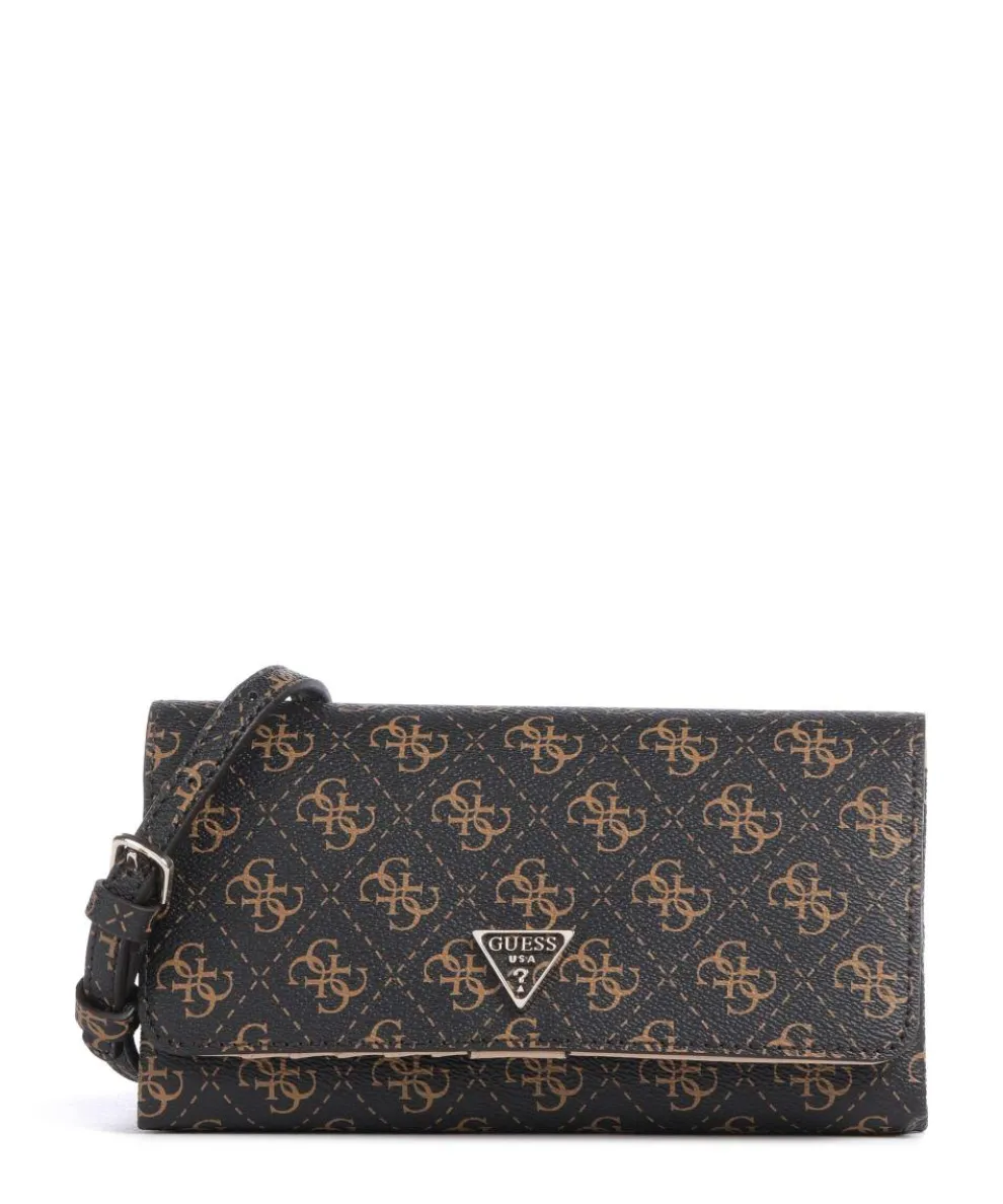 Noelle Q Logo Wallet imitation leather dark brown