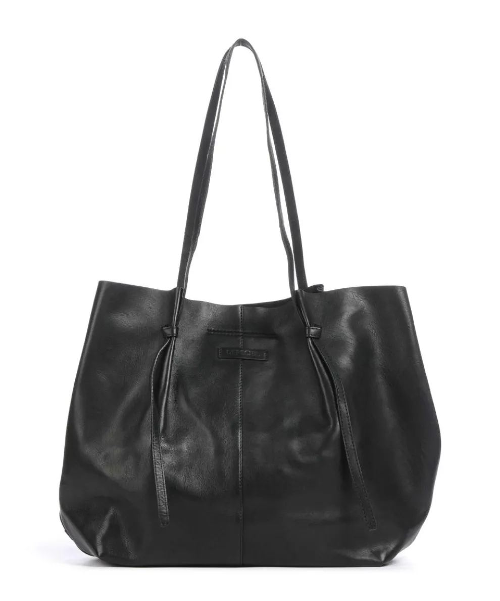 Nordic Simplicity Shoulder bag fine grain cow leather black