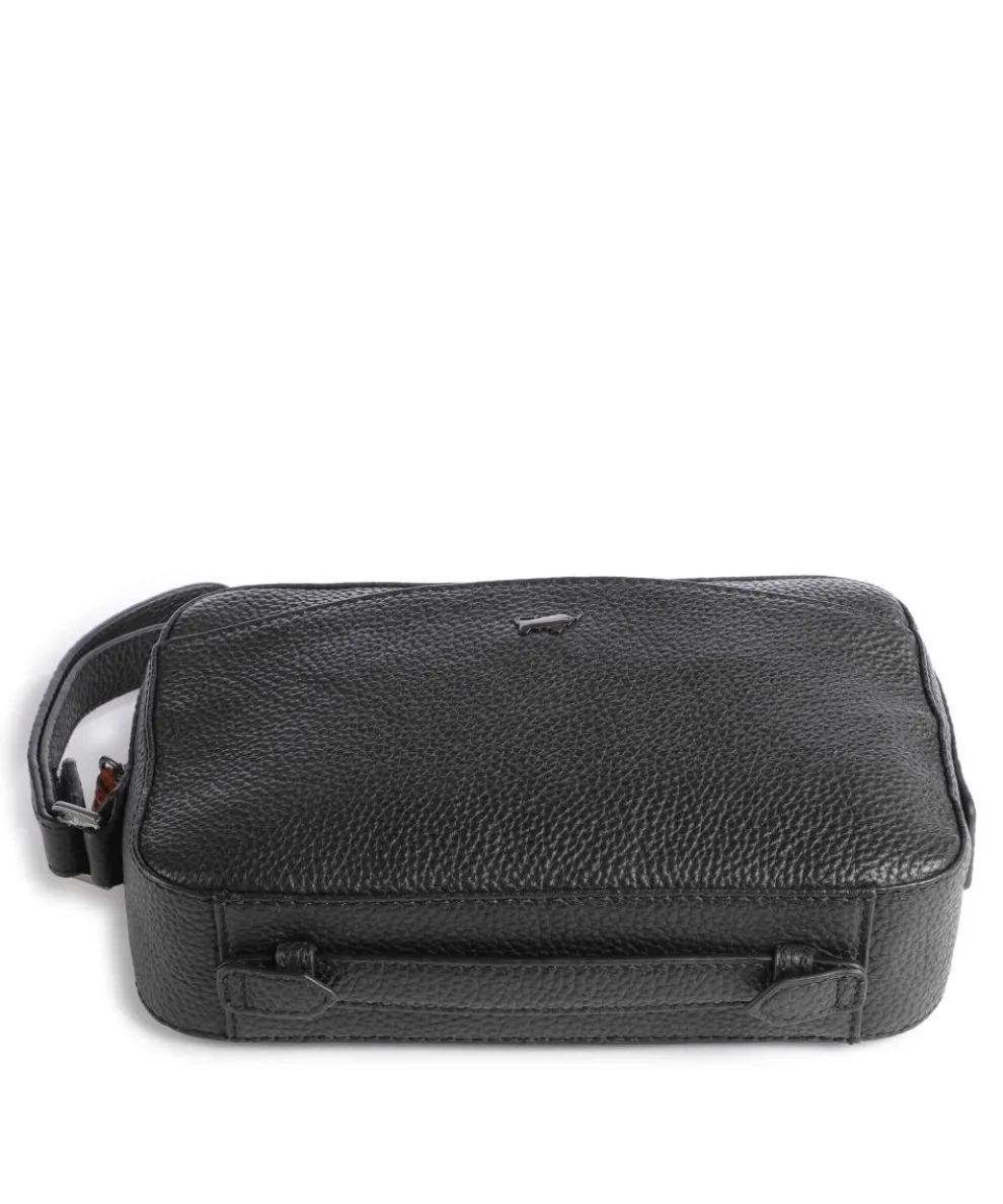 Novara Wristlet grained cow leather black