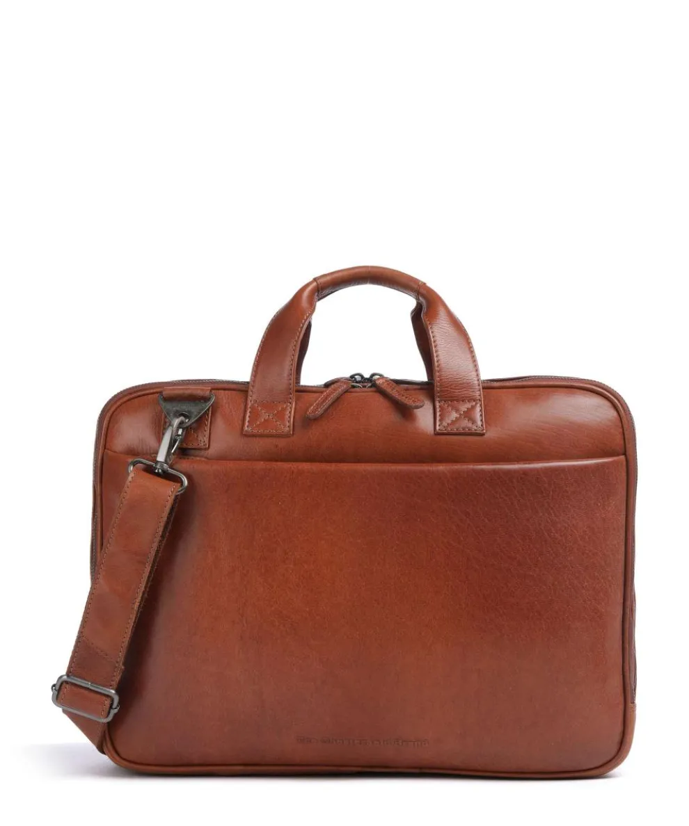 Novum Iseo Briefcase 16″ cow leather cognac