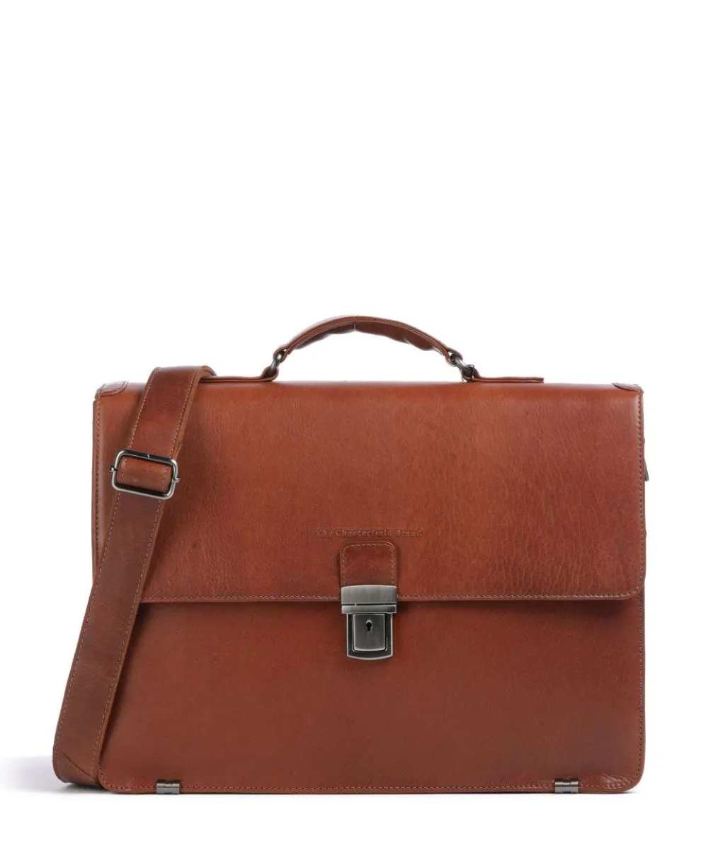 Novum Salvatore Briefcase 17″ cow leather cognac