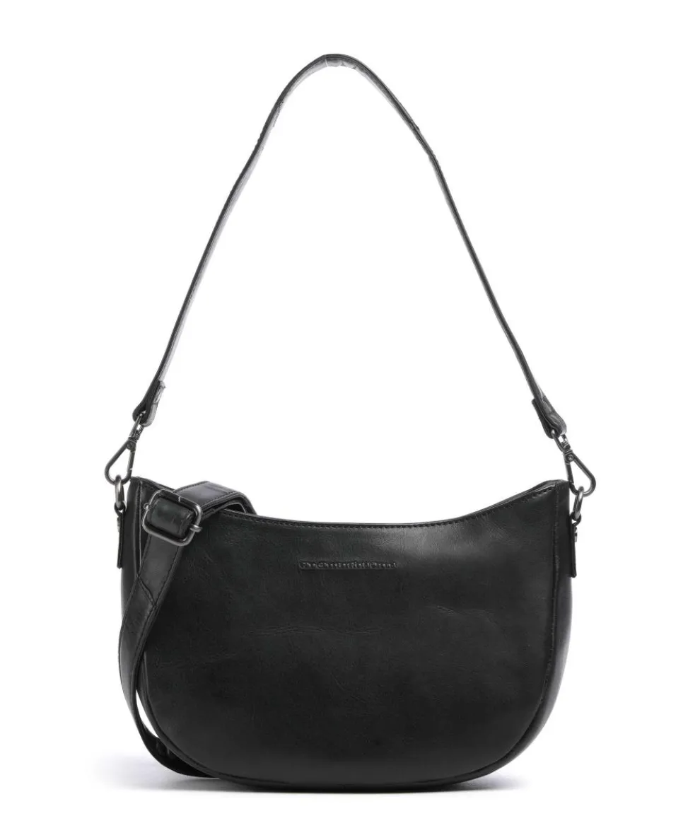 Novum Valentano Shoulder bag fine grain cow leather black