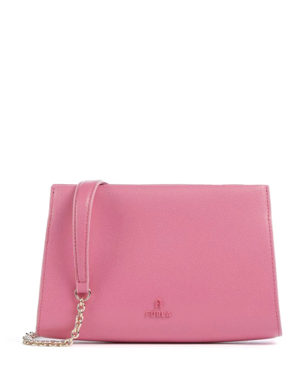 Myfurla Mini Crossbody bag grained leather pink