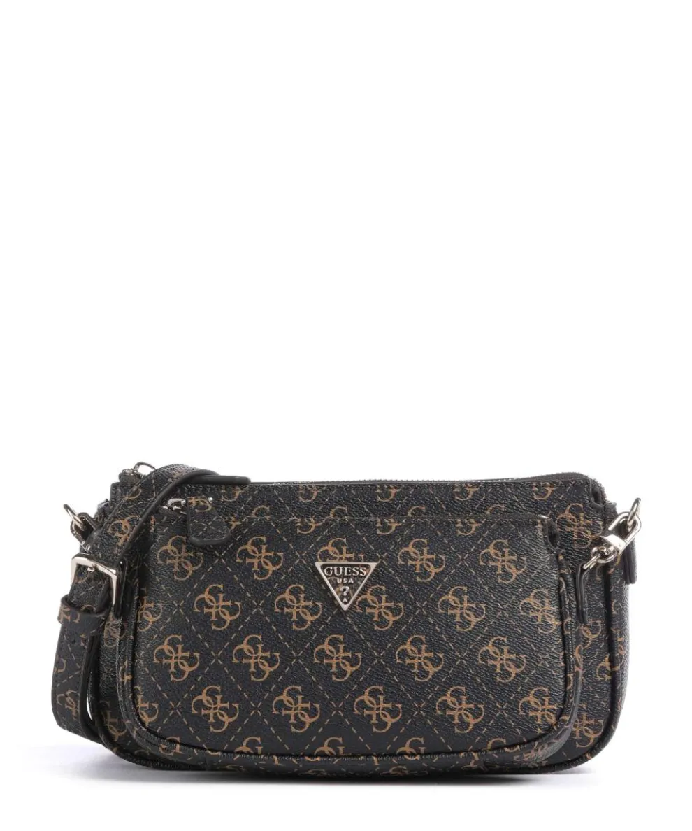 Noelle Q Logo Shoulder bag imitation leather dark brown