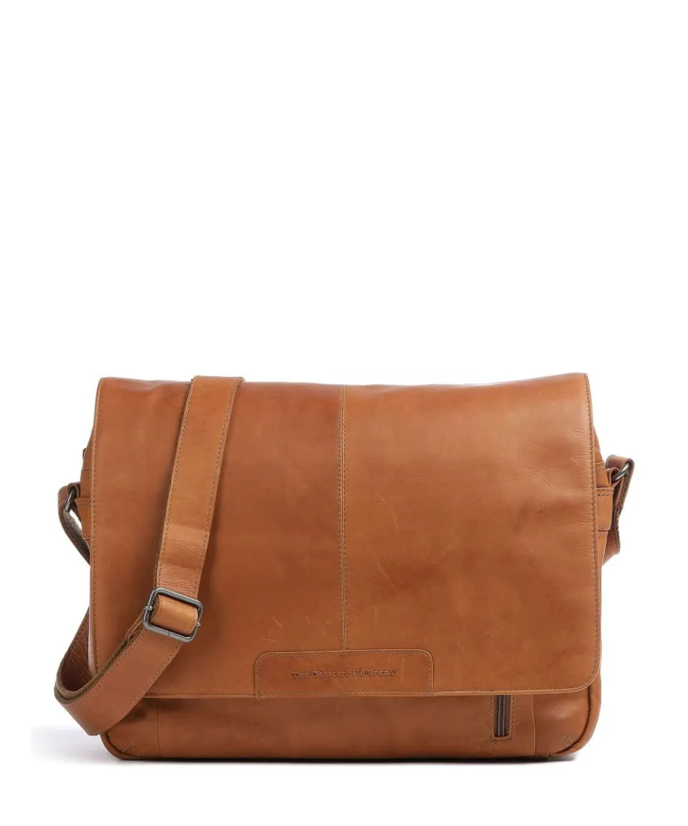 Richard Briefcase 14″ pull-up cow leather cognac