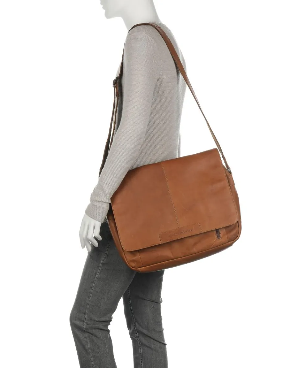 Richard Briefcase 14″ pull-up cow leather cognac