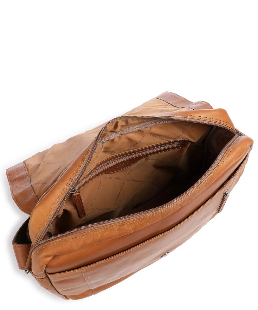 Richard Briefcase 14″ pull-up cow leather cognac