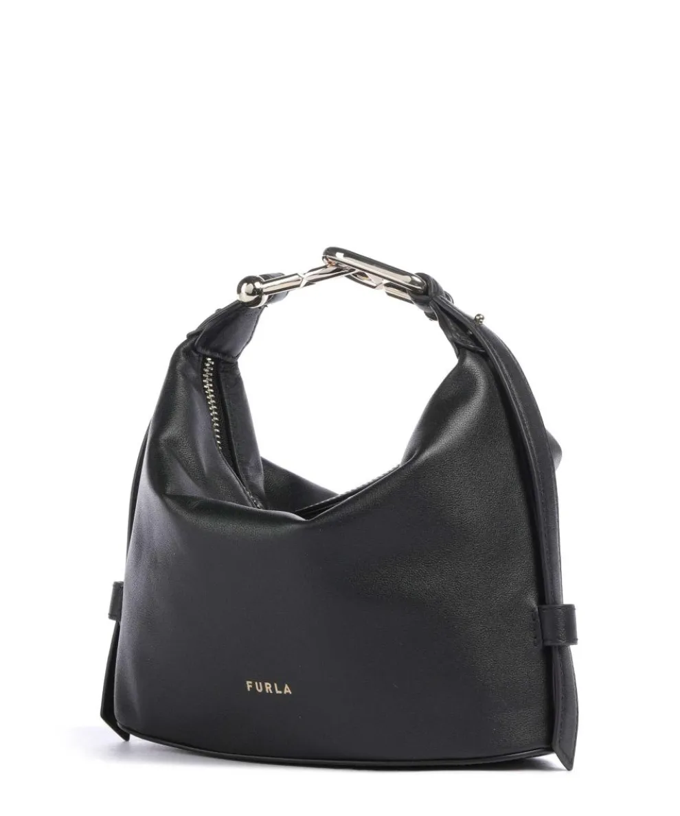 Nuvola Mini Handbag softly grained calfskin black