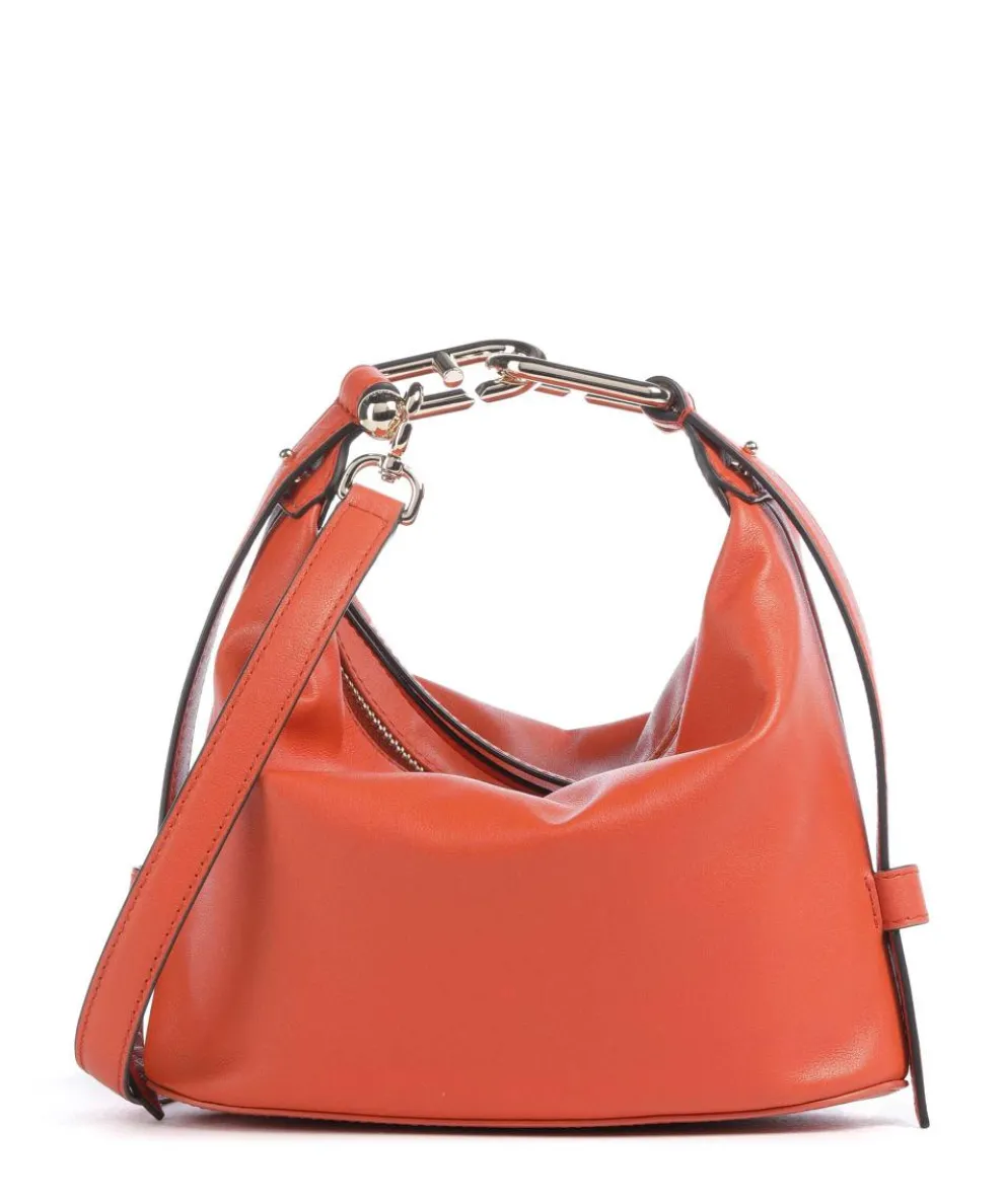 Nuvola Mini Handbag fine grain leather orange