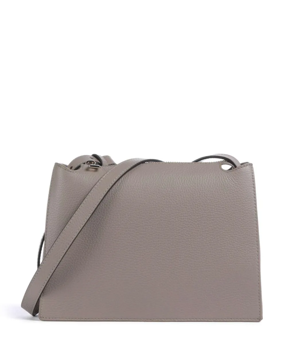 Nuvola S Crossbody bag grained leather taupe
