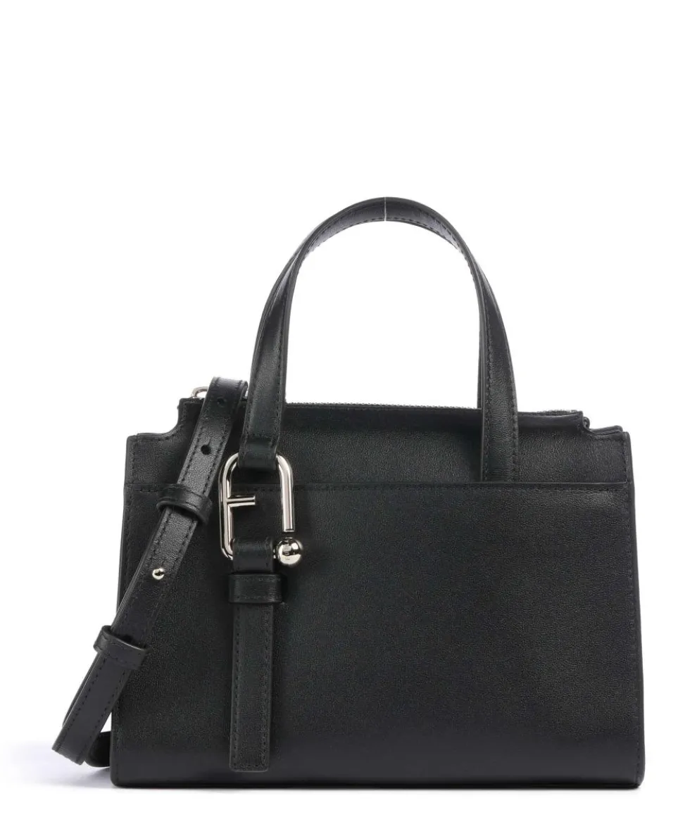 Nuvola S Handbag fine grain leather black