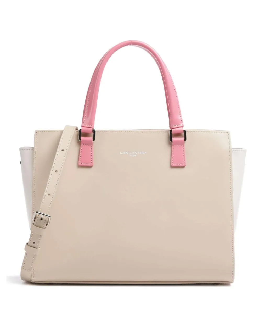 Smooth Handbag cow leather beige