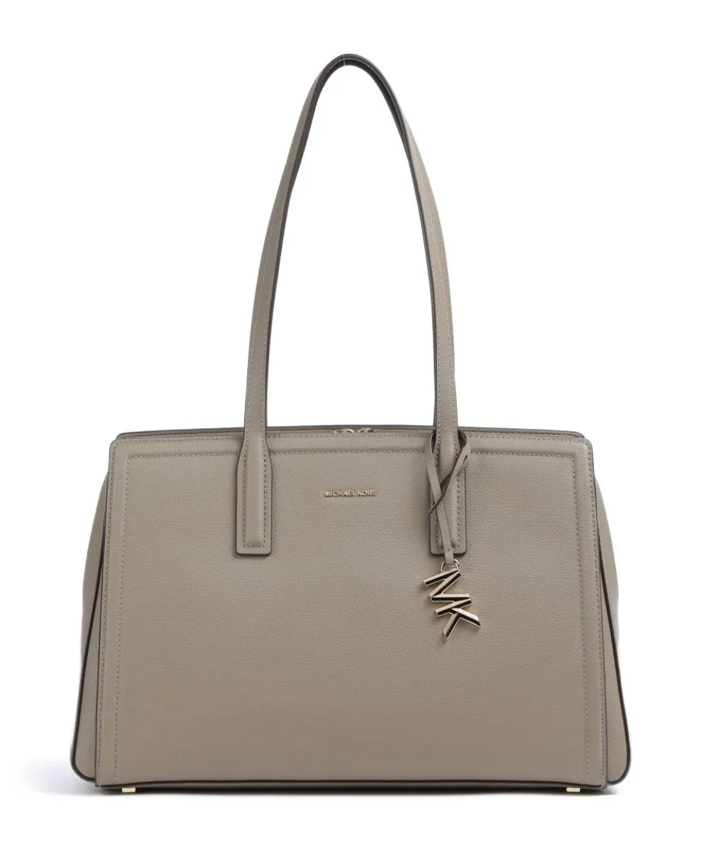 Laila Medium Tote bag grained cow leather taupe