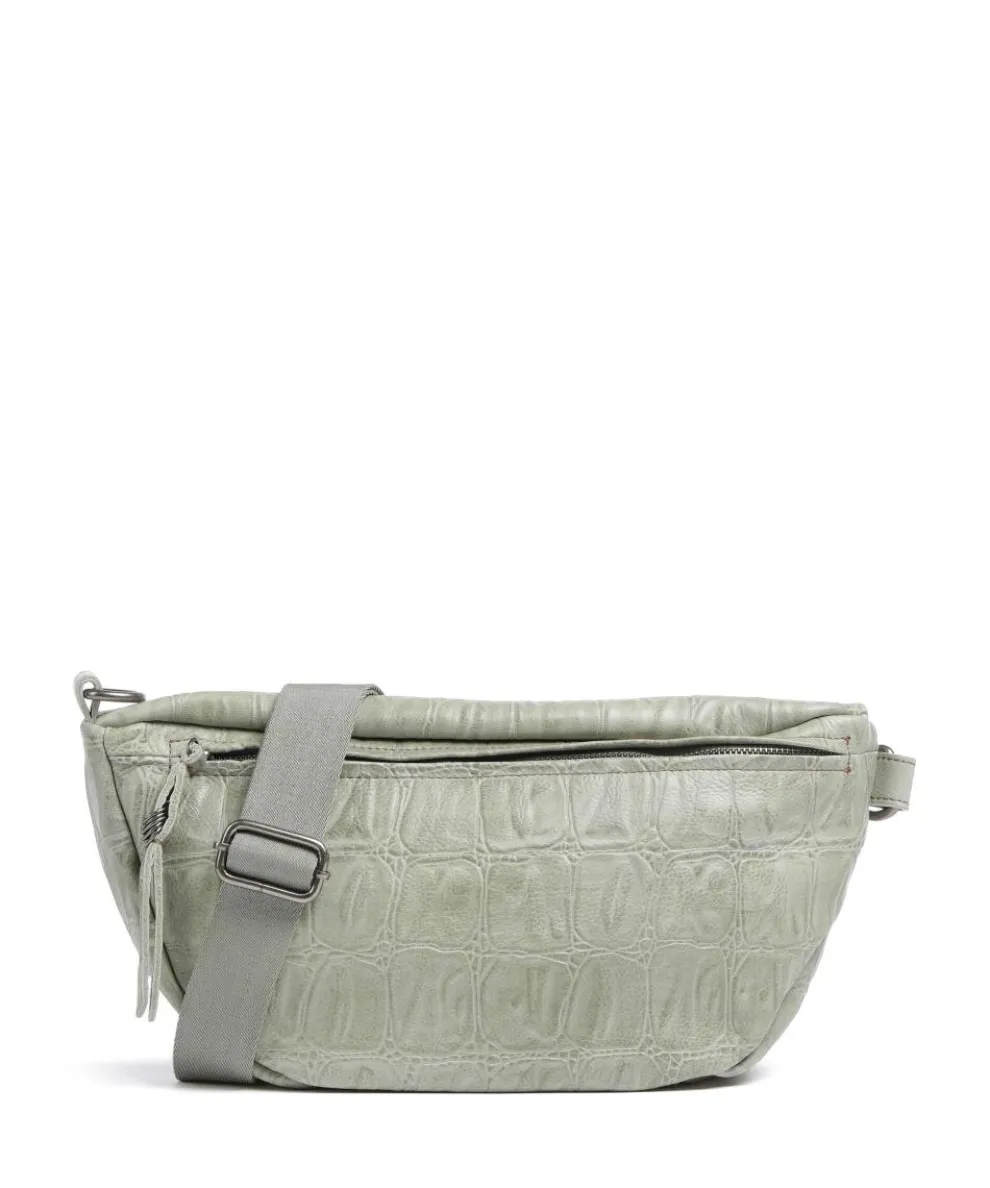 Crolinchen Crossbody bag grained leather green