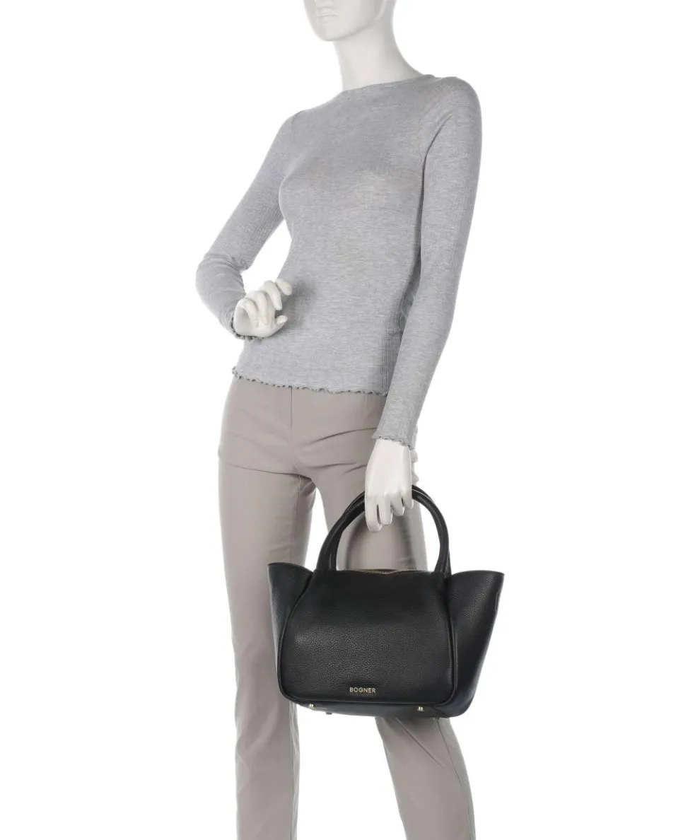 Wallis Raja Handbag grained cow leather black