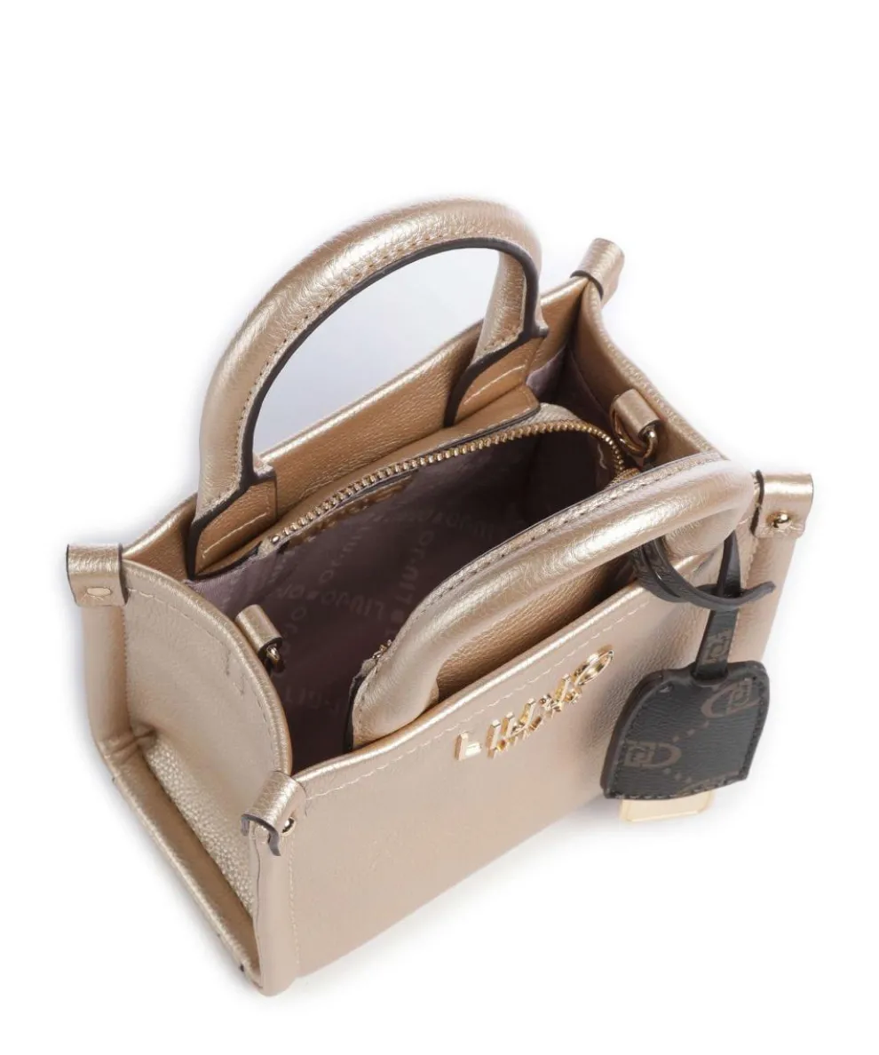 Ridhi XS Crossbody bag imitation leather gold