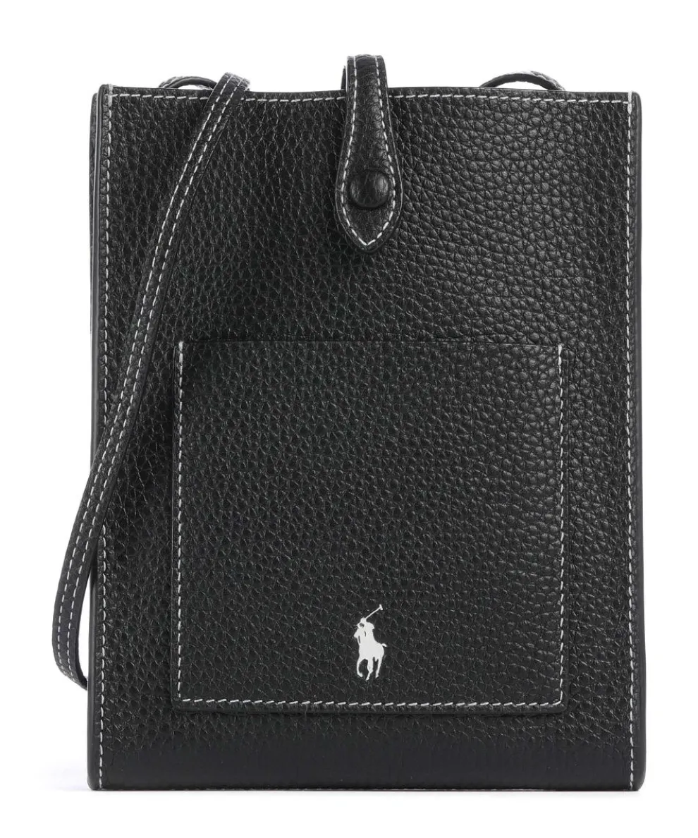 Play Crossbody bag grained cow leather black